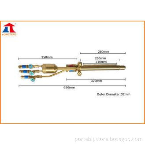 CNC Flame Cutting Machine Flame Cutting Torch For Zinc Powd